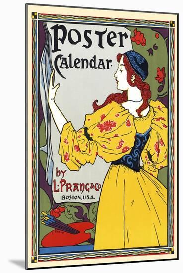 Poster Calendar-Louis Rhead-Mounted Art Print