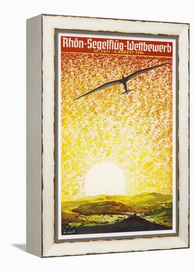 Poster for a German Gliding Meeting-Jupp Wiertz-Framed Stretched Canvas