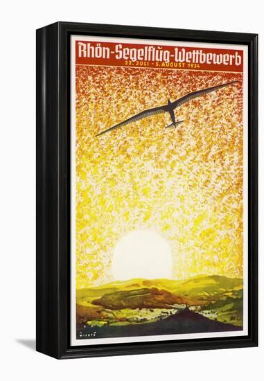 Poster for a German Gliding Meeting-Jupp Wiertz-Framed Stretched Canvas