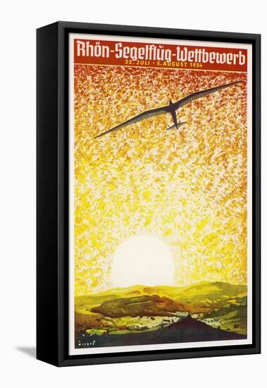Poster for a German Gliding Meeting-Jupp Wiertz-Framed Stretched Canvas