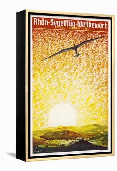 Poster for a German Gliding Meeting-Jupp Wiertz-Framed Stretched Canvas