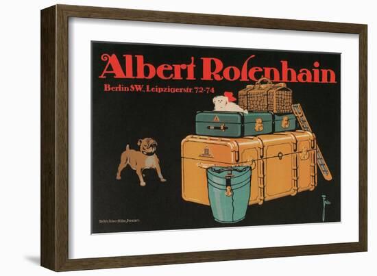 Poster for Albert Rosenhain Trunk-null-Framed Giclee Print