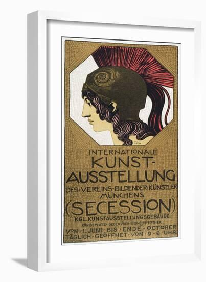 Poster for an Exhibition of Secessionist Art, 1893-Franz von Stuck-Framed Giclee Print