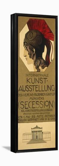 Poster for an Exhibition of Secessionist Art, Ca. 1898-Franz von Stuck-Framed Premier Image Canvas