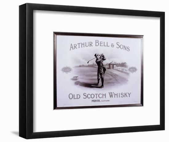 Poster for Arthur Bell and Sons Old Scotch Whisky, c1900-Unknown-Framed Giclee Print