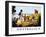 Poster for Australia Showing the Landing of Captain Cook at Botany Bay in 1770-null-Framed Photographic Print