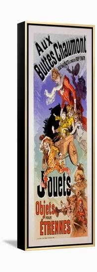 Poster for 'Aux Buttes Chaumont' Toy Shop, C.1899-Jules Chéret-Framed Premier Image Canvas