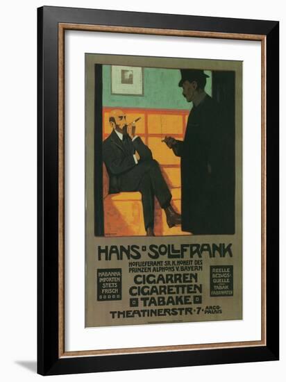 Poster for Bavarian Tobacco Store-null-Framed Giclee Print