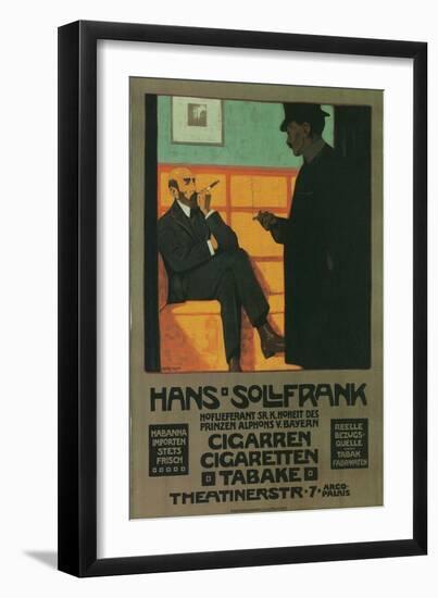 Poster for Bavarian Tobacco Store-null-Framed Giclee Print