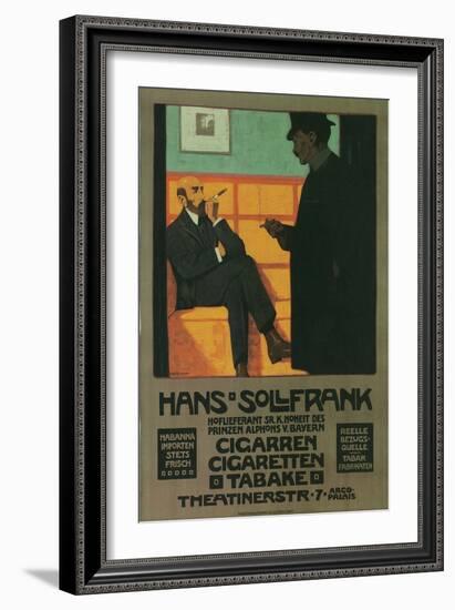 Poster for Bavarian Tobacco Store-null-Framed Giclee Print