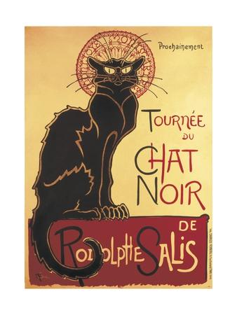 Poster For Chat Noir Cabaret Founded By Rodolphe Salis Art Print By Théophile Alexandre Steinlen Artcom