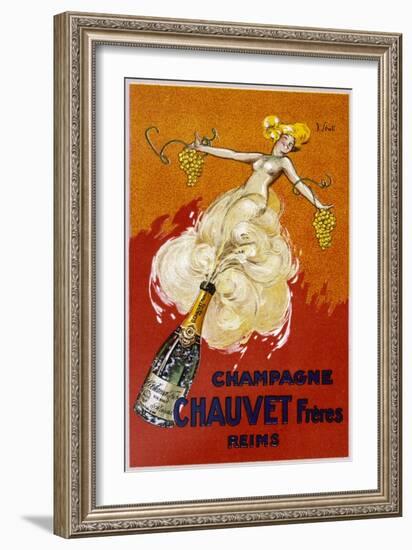 Poster for Chauvet Champagne-J. J. Stall-Framed Art Print