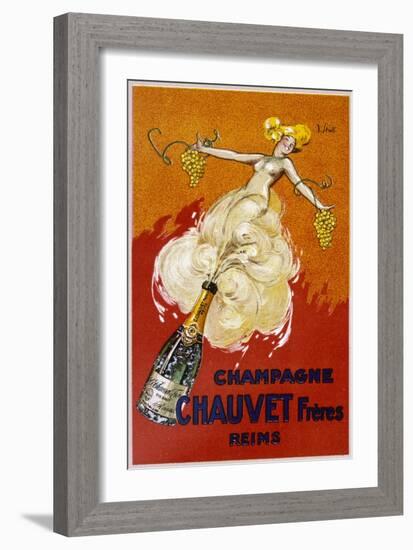 Poster for Chauvet Champagne-J. J. Stall-Framed Art Print