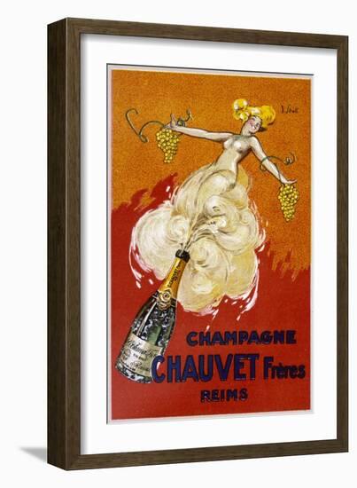 Poster for Chauvet Champagne-J. J. Stall-Framed Art Print