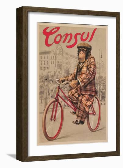 Poster for Consul Bicycles-null-Framed Art Print