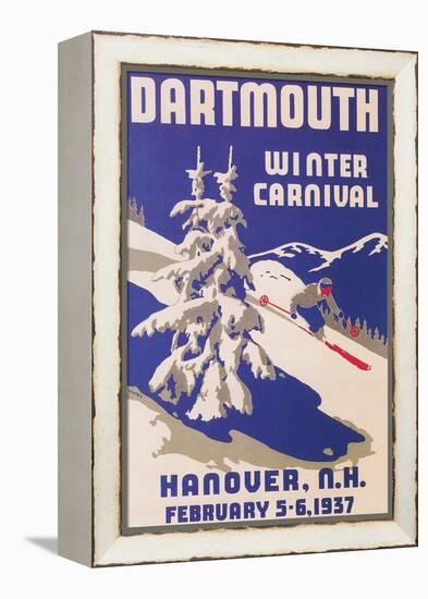 Poster for Dartmouth Winter Carnival-null-Framed Stretched Canvas