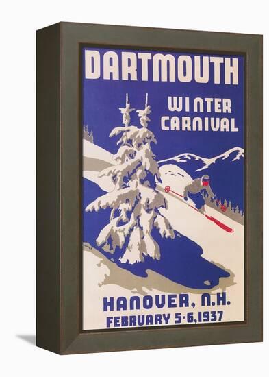 Poster for Dartmouth Winter Carnival-null-Framed Stretched Canvas