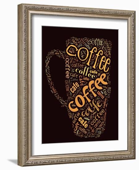 Poster For Decorate Cafe Or Coffee Shop-alanuster-Framed Art Print