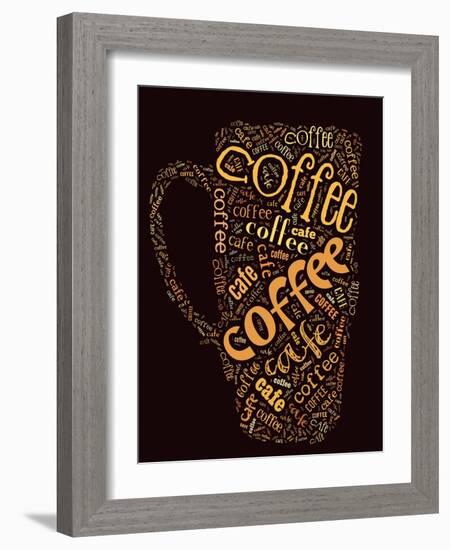 Poster For Decorate Cafe Or Coffee Shop-alanuster-Framed Art Print