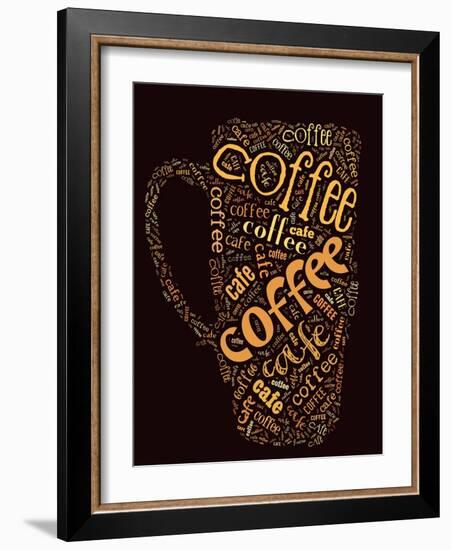 Poster For Decorate Cafe Or Coffee Shop-alanuster-Framed Art Print