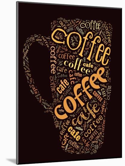 Poster For Decorate Cafe Or Coffee Shop-alanuster-Mounted Art Print