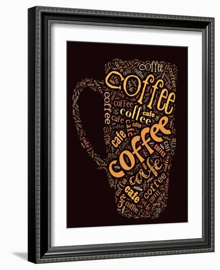 Poster For Decorate Cafe Or Coffee Shop-alanuster-Framed Art Print