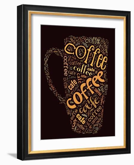 Poster For Decorate Cafe Or Coffee Shop-alanuster-Framed Art Print