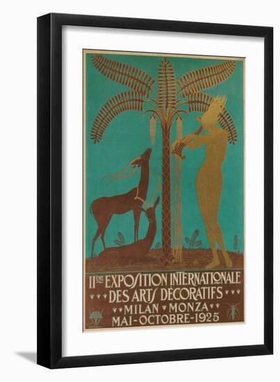 Poster for Decorative Arts Exhibition-null-Framed Art Print