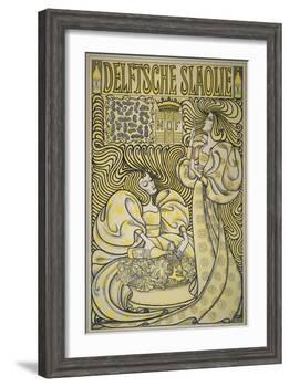 Poster for Delft Salad Oil, 1894-Jan Theodore Toorop-Framed Giclee Print