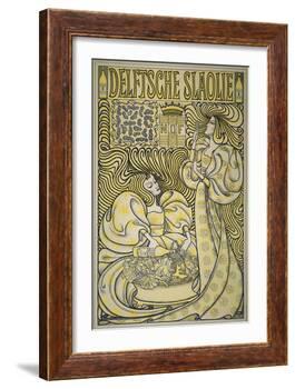 Poster for Delft Salad Oil, 1894-Jan Theodore Toorop-Framed Giclee Print