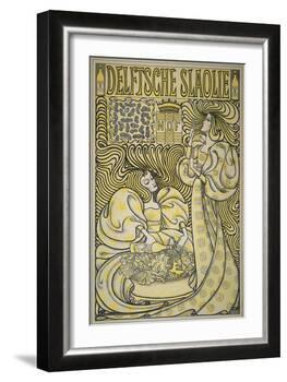 Poster for Delft Salad Oil, 1894-Jan Theodore Toorop-Framed Giclee Print