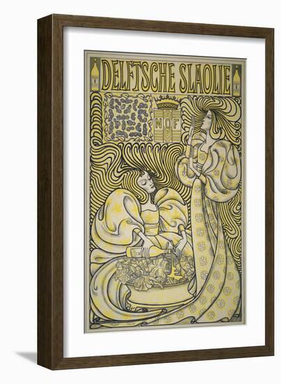 Poster for Delft Salad Oil, 1894-Jan Theodore Toorop-Framed Giclee Print