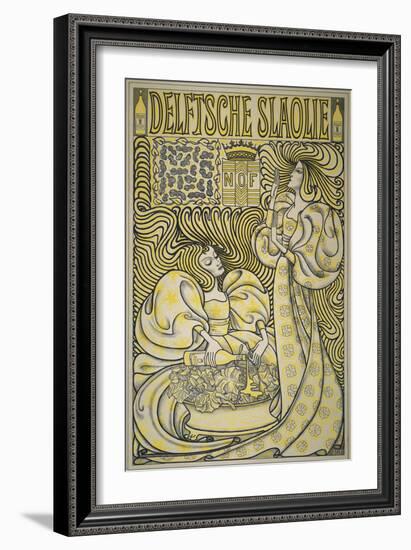 Poster for Delft Salad Oil, 1894-Jan Theodore Toorop-Framed Giclee Print