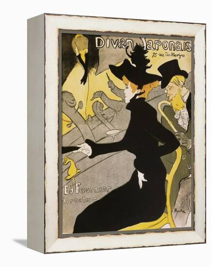 Poster for Divan Japonais-Henri de Toulouse-Lautrec-Framed Premier Image Canvas