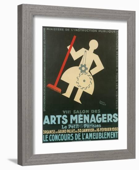 Poster for Domestic Arts Exhibition, Paris-null-Framed Giclee Print