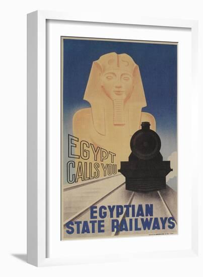 Poster for Egyptian Railways-null-Framed Art Print