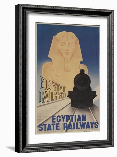 Poster for Egyptian Railways-null-Framed Art Print