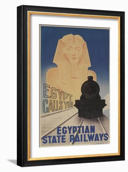 Poster for Egyptian Railways-null-Framed Art Print