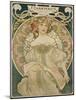 Poster for F. Champenois, 1897-Alphonse Mucha-Mounted Giclee Print