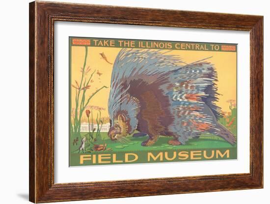 Poster for Field Museum with Porcupine-null-Framed Giclee Print