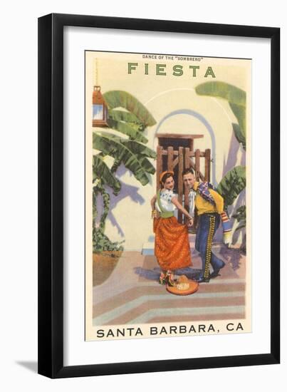 Poster for Fiesta Days, Santa Barbara, California-null-Framed Art Print