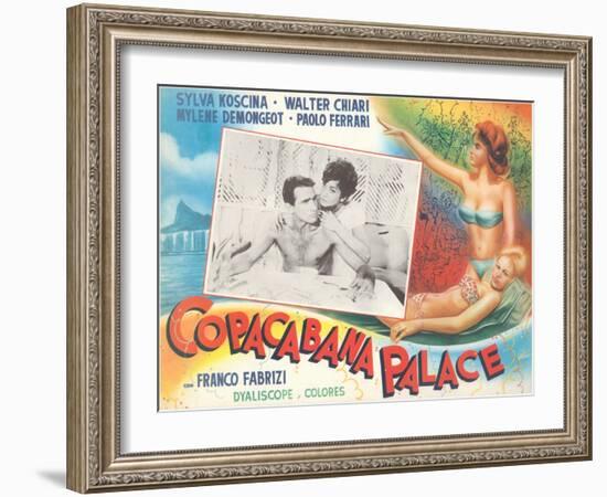 Poster for Fifties Italian Movie-null-Framed Art Print