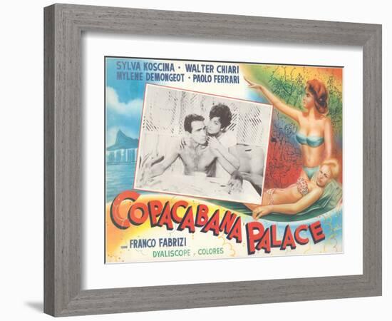 Poster for Fifties Italian Movie-null-Framed Art Print