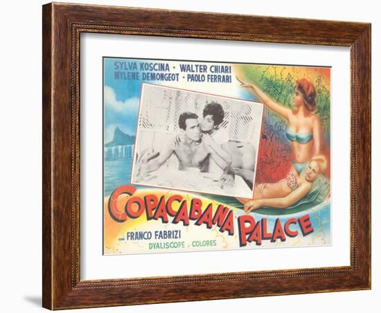 Poster for Fifties Italian Movie-null-Framed Art Print