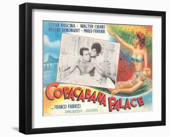 Poster for Fifties Italian Movie-null-Framed Art Print