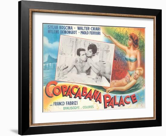 Poster for Fifties Italian Movie-null-Framed Art Print