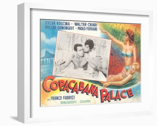 Poster for Fifties Italian Movie-null-Framed Art Print