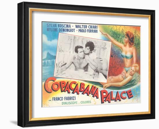 Poster for Fifties Italian Movie-null-Framed Art Print