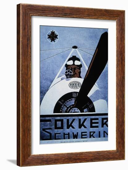 Poster for Fokker Aircraft-null-Framed Giclee Print