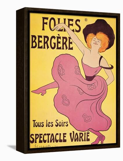 Poster for "Folies Berger"-null-Framed Premier Image Canvas